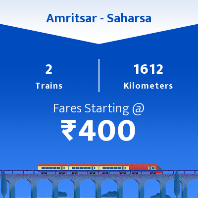 Amritsar To Saharsa Trains